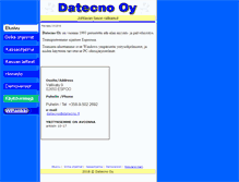 Tablet Screenshot of datecno.fi